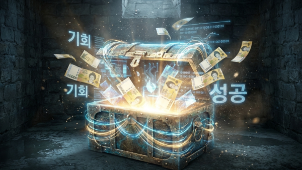 디지털 보물상자가 열리는 모습