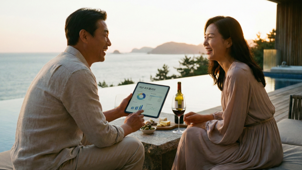 개인회생 면책 후 자산 관리에 성공하여 풍요로운 미래를 즐기는 모습