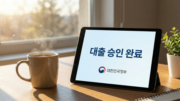 서민금융진흥원을 통해 안전한 개인회생 대출 승인을 받은 모습