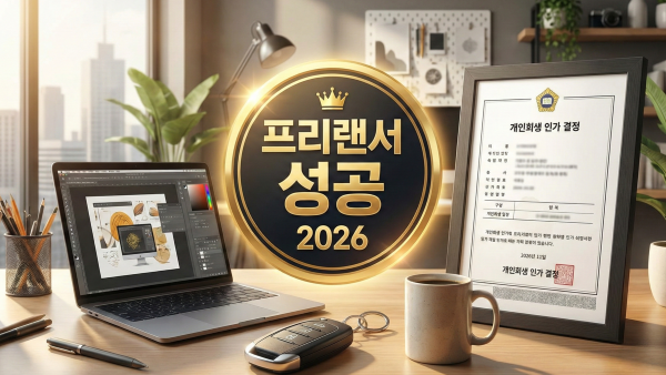 2026년 개인회생 프리랜서 소득 증빙 및 N잡러 재기 성공 가이드 대표 이미지