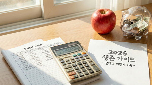 2026년 개인회생 최저생계비 생존 가이드와 절약 가계부 대표 이미지