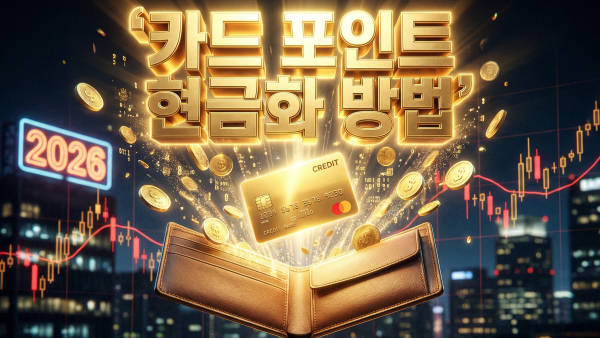 2026년 카드 포인트 현금화 및 숨은 자산 찾기 가이드 대표 이미지