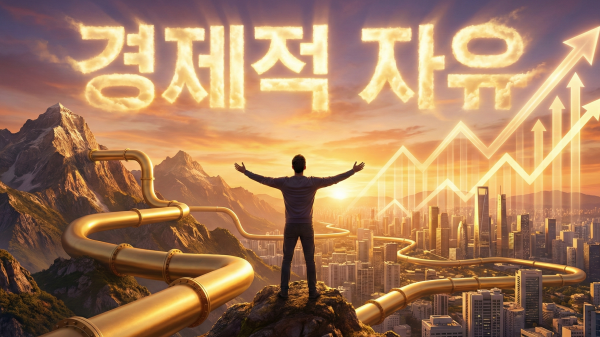 파이프라인 구축을 완료하고 경제적 자유를 만끽하는 모습