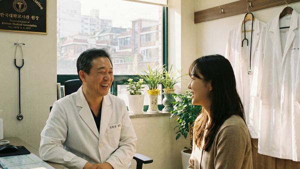 개인회생 전문직 자격을 지키고 재기에 성공하여 활기차게 근무하는 모습