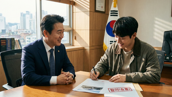 할부 금융사와 협의하여 차량 압류 방지 약정을 맺는 채무자