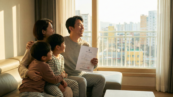 개인회생 전세사기 고통을 극복하고 새로운 집에서 희망을 찾는 가족