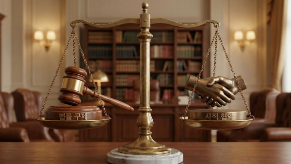 법원 회생과 위원회 워크아웃의 장단점을 비교 분석하는 이미지