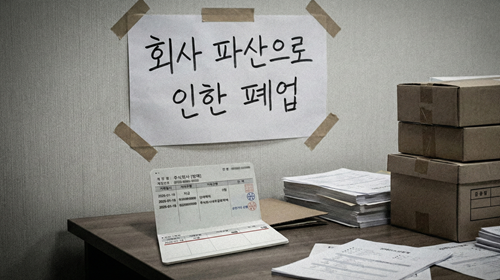 방송 제작 법인 폐업 및 개인회생 신청 계기