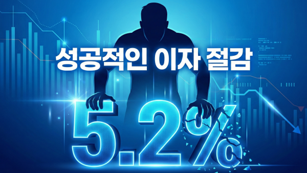 하락하는 기준금리와 이에 대응하는 현명한 대출자의 모습